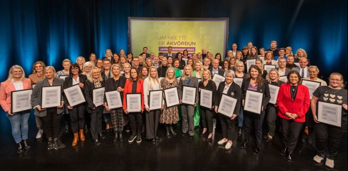 Veritas fær viðurkenningu Jafnvægisvogarinnar 2022